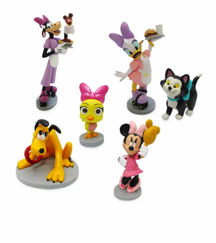 Disney Junior Minnie Daisy Clarabelle Figaro Pluto Cuckoo-Loca Play Set New Box