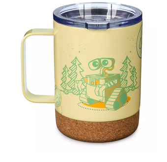 Disney Parks Pixar Wall-E and E.V.E. Stainless Steel Travel Mug New
