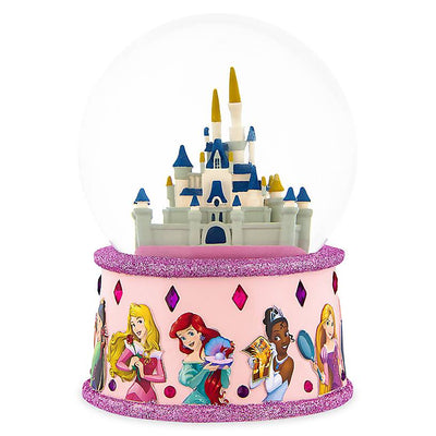 Disney Parks Sleeping Beauty Castle Princesses Snowglobe New
