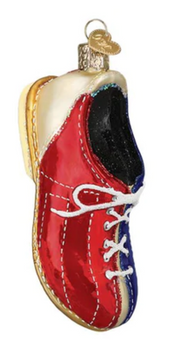 Old World Christmas Bowling Shoe Glass Christmas Ornament New With Box