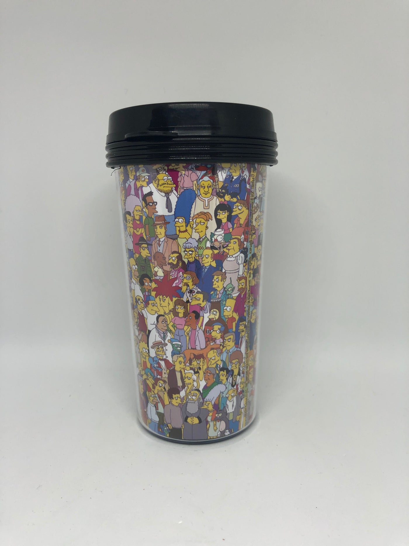 Universal Studios The Simpsons Characters Plastic Tumbler New