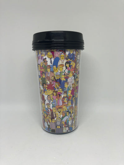 Universal Studios The Simpsons Characters Plastic Tumbler New
