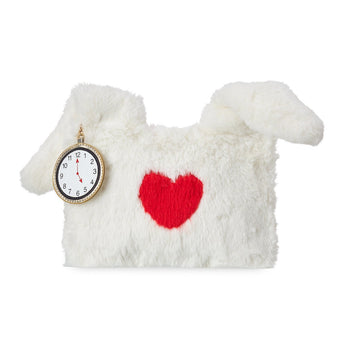 Disney Parks Alice in Wonderland White Rabbit Pouch New with Tags