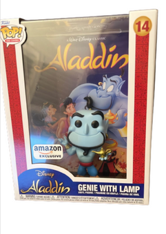 Funko POP! VHS Cover Aladdin Genie with Lamp Vinyl Figure New with Box