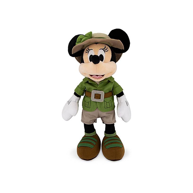 Disney Parks Animal Kingdom Safari Minnie Mouse 11in Small Plush New with Tag