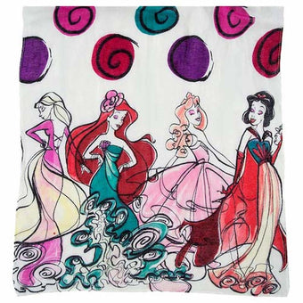 Disney Parks Scarf Runway Princesses White New with Tag