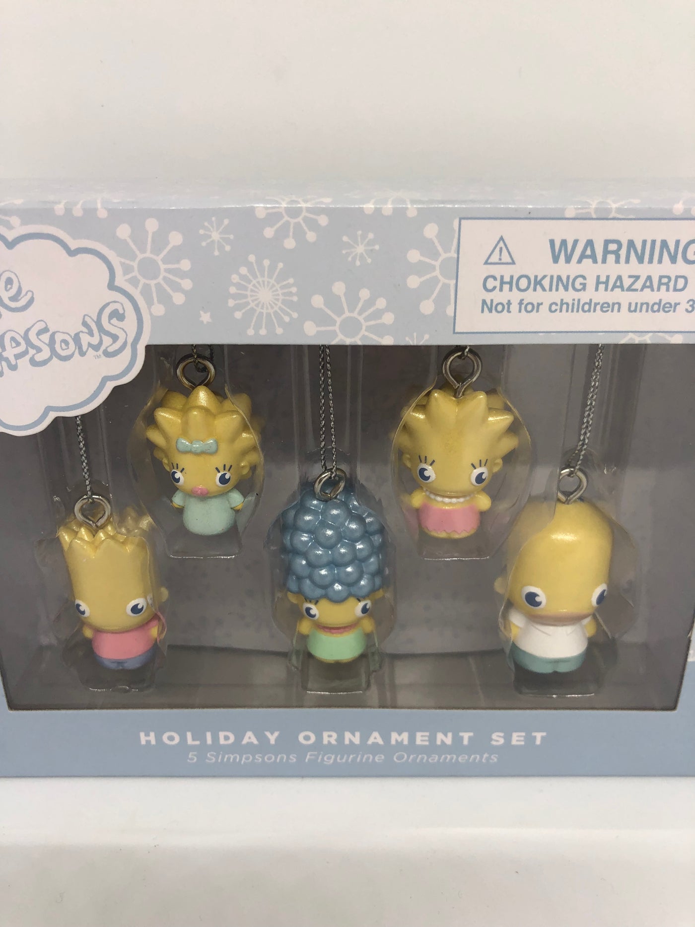 Universal Studios Simpsons Figurine Holiday Ornament Set of 5 Pieces New w Box