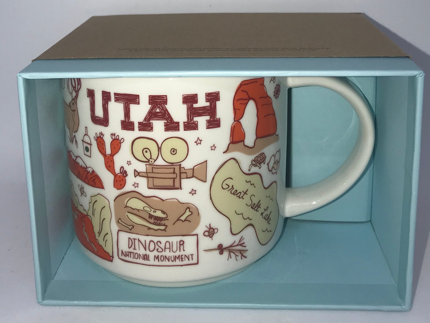 Starbucks Been There Series Collection Utah Coffee Mug New With Box