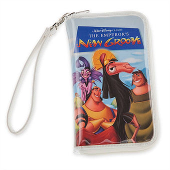 Disney Parks The Emperor's New Groove VHS Case Clutch New with Tag