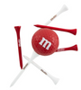 M&M's World Red Character 1 Playable Golf Ball & 6 Tees New with Box Sealed