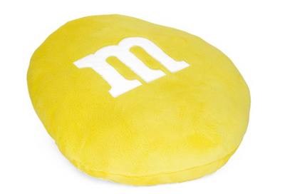 M&M's World Yellow Pillow M New with Tags