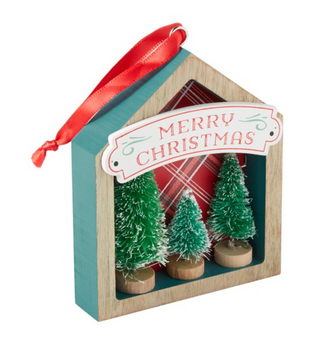 The Pioneer Woman Woman House Shadowbox 3 Piece Ornament Bundle New