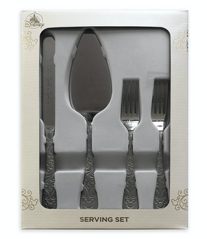 Disney Parks Mickey Icon Happily Ever After Cake Serving Set New with Box