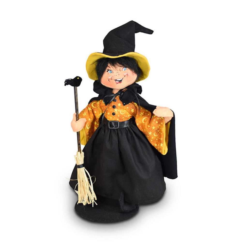 Annalee Dolls 2022 Halloween 14in Moonlight Witch Plush New with Tag