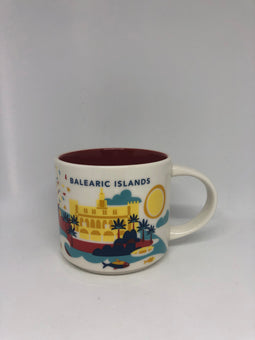 Starbucks You Are Here Spain Balearic Islands Ceramic Coffee Mug New W Box