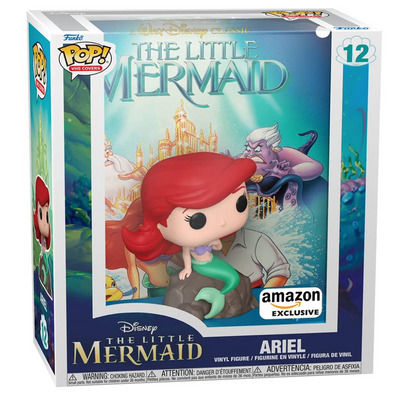 Funko POP! Dvd Cover VHS Disney Little Mermaid Ariel Vinyl Figure New with Box