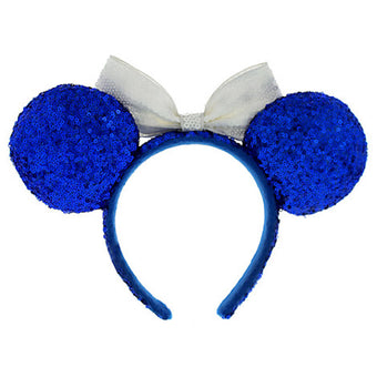 Disney Parks Minnie Mouse Stars Sequined Ears Headband New with Tags