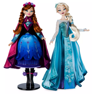 Disney Anna and Elsa Limited Edition Collector Doll Set by Brittney Lee New Box