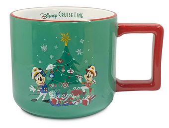 Disney Cruise Line Christmas The Happiest Holiday at Sea Coffee Mug New
