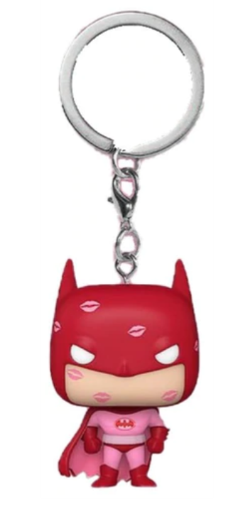 Pocket Pop Keychain DC Super Heroes Valentine Batman 2022 New with Box