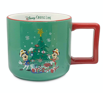 Disney Cruise Line Christmas The Happiest Holiday at Sea Coffee Mug New