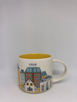 Starbucks You Are Here Collection France Lille Ceramic Coffee Mug New W Box