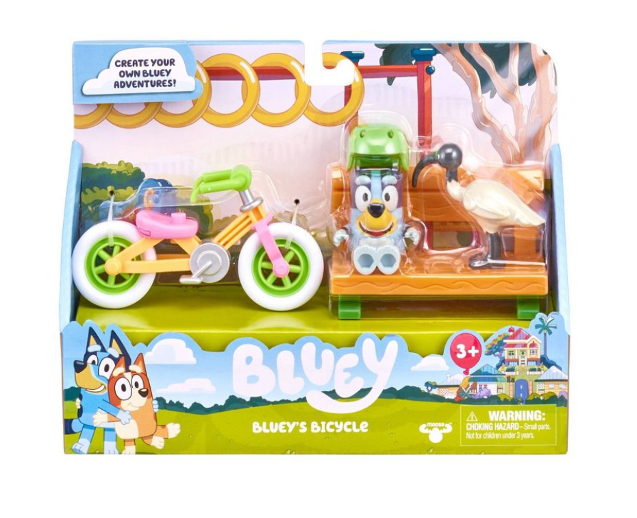 Bluey's Bicycle Mini Playset Toy New With Box