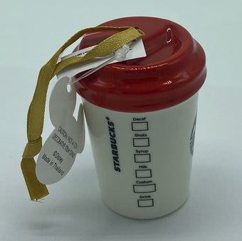 Disney Walt Disney World Icons Parks Holiday Starbucks Tumbler Ornament New