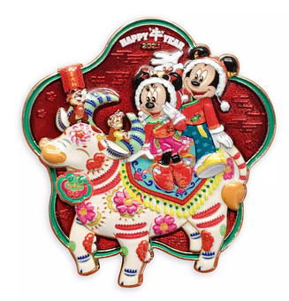 Disney Parks Mickey and Friends Lunar New Year 2021 Pin Limited New