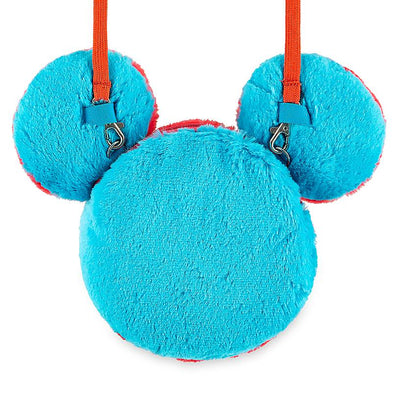 Disney Parks Mickey Icon Plush Crossbody Bag New with Tags