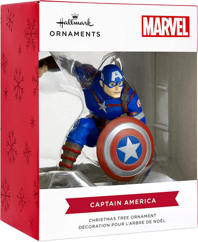 Hallmark Marvel Avengers Captain America Christmas Ornament New With Box
