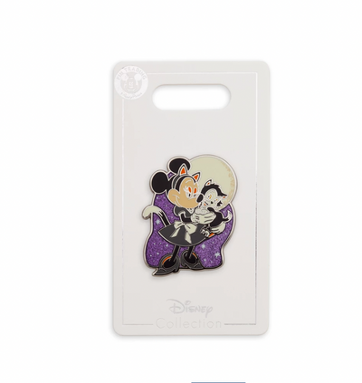 Disney Halloween 2021 Minnie Cat and Figaro Pin New with Card