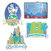 Disney D23 Fantastic Worlds Pin Set Limited Release New with Box