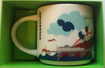 Starbucks You Are Here Collection England Ceramic Coffee Mug New Box Not Perfect