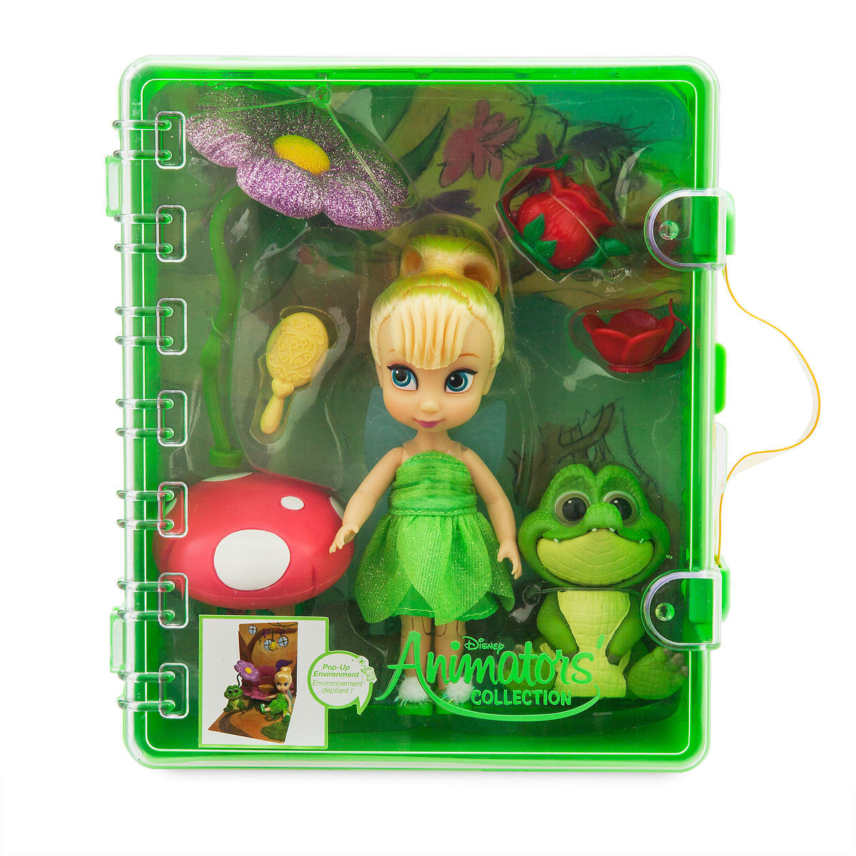 Disney Animators' Little Collection Tinker Bell Mini Doll Playset New With Tags