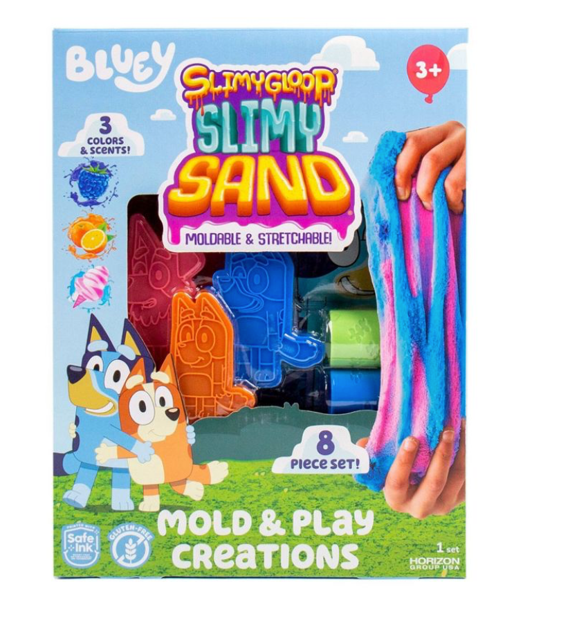 Bluey SlimyGloop Slimy Sand Mold & Play Creations Toy New With Box