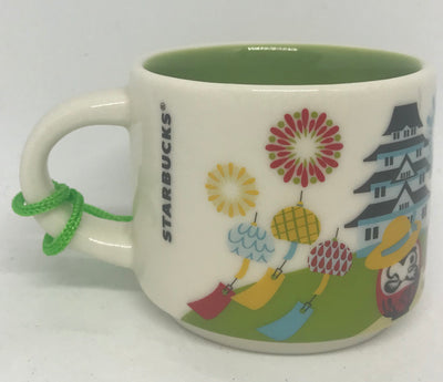 Starbucks Coffee You Are Here Japan Summer Espresso Mug Ornament New with Box