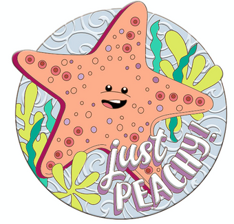 Disney Store Peach Pin Finding Nemo Scents Pin of the Month Limited Edition New