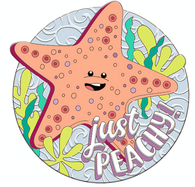Disney Store Peach Pin Finding Nemo Scents Pin of the Month Limited Edition New