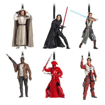 Disney Store The Last Jedi Limited Christmas Ornament Set New with Box