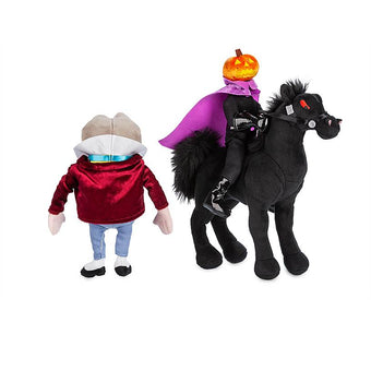Disney Mr. Toad and The Headless Horseman Plush Set Limited New with Box