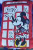 Disney Epcot Mickey Minnie Red Phone Booth United Kingdom Pillow New with Tag