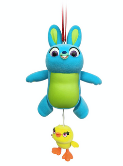 Disney Parks Toy Story Ducky Bunny Articulated Christmas Ornament New with Tag