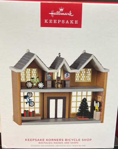 Hallmark 2022 Keepsake Korners Bicycle Shop Christmas Ornament New With Box