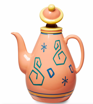 Disney Alice in Wonderland Mad Tea Party Teapot Figural Lid With Dormouse New