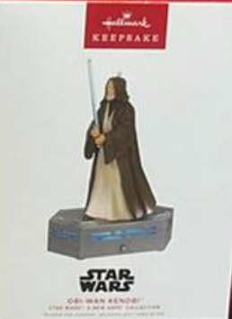 Hallmark 2022 Star Wars New Hope Obi-Wan Kenobi Christmas Ornament New With Box