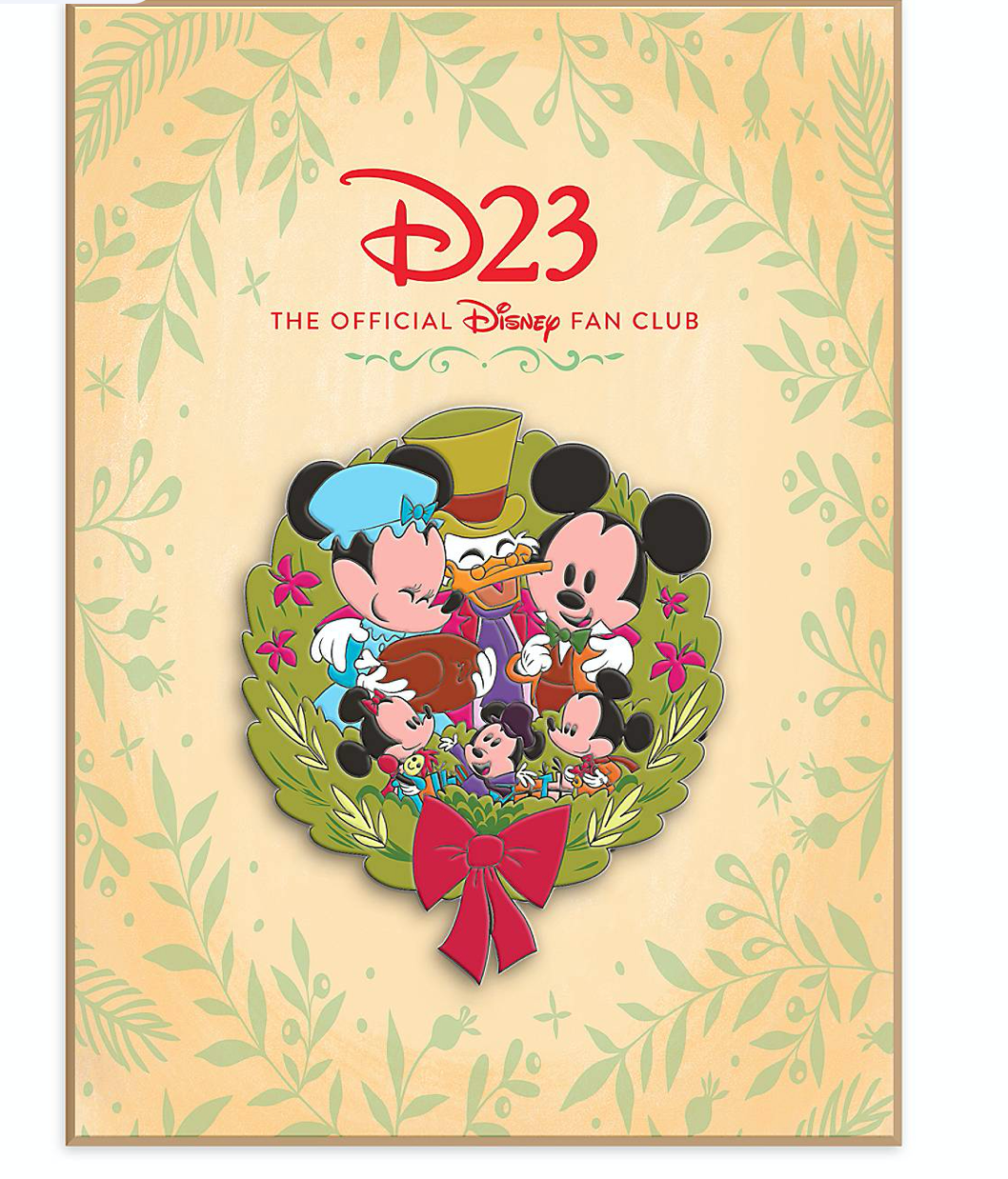 Disney D23 Mickey's Christmas Carol Jumbo Pin Limited Edition New with Card