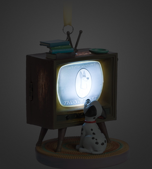 Disney Sketchbook 101 Dalmatians Light-Up Christmas Ornament New With Tag