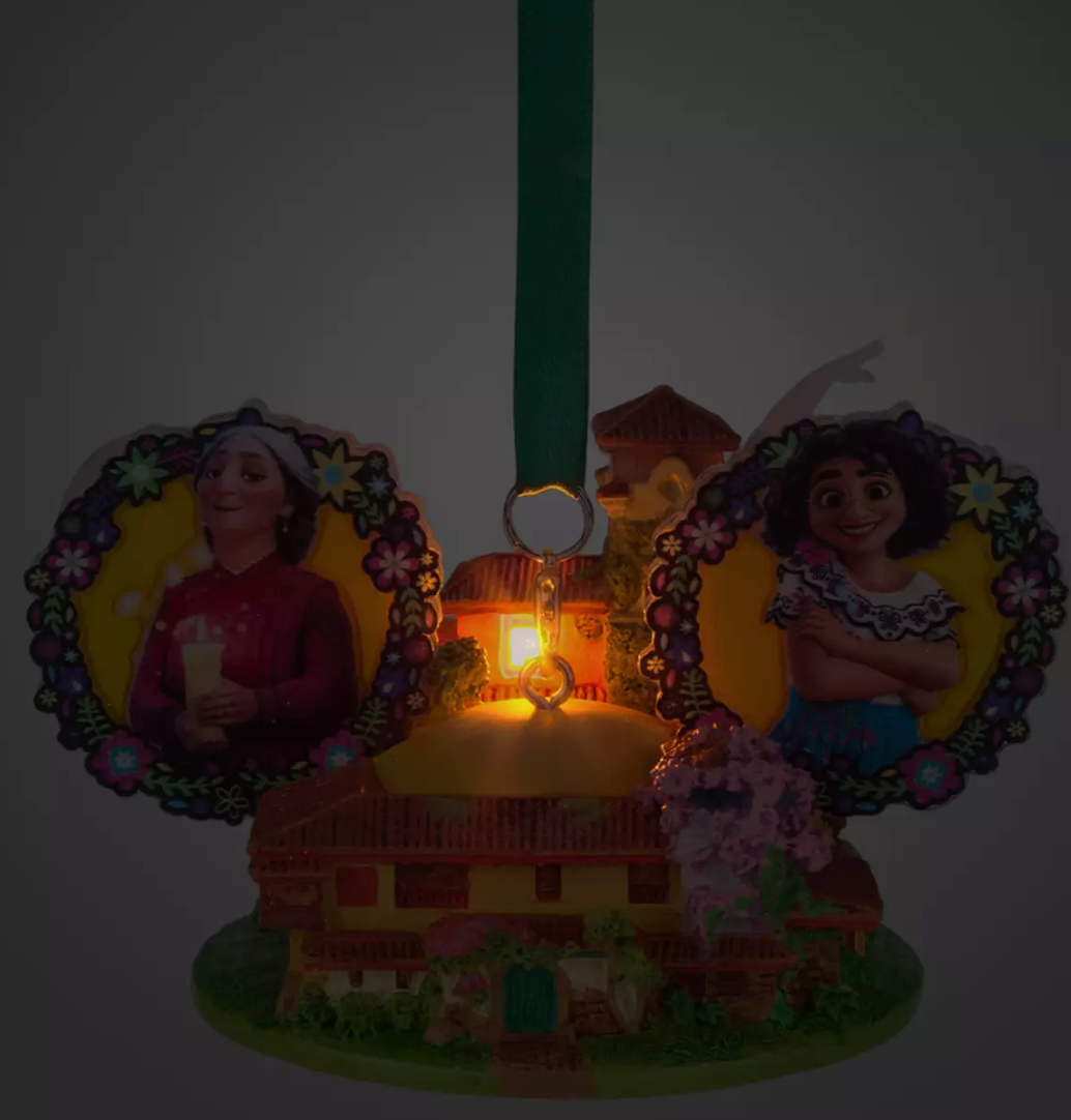 Disney Encanto Mirabel Abuela Isabela Luisa Ear Hat Light-Up Ornament New w Tag