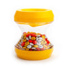 M&M's World Candy Yellow Flip Dispenser New with Box